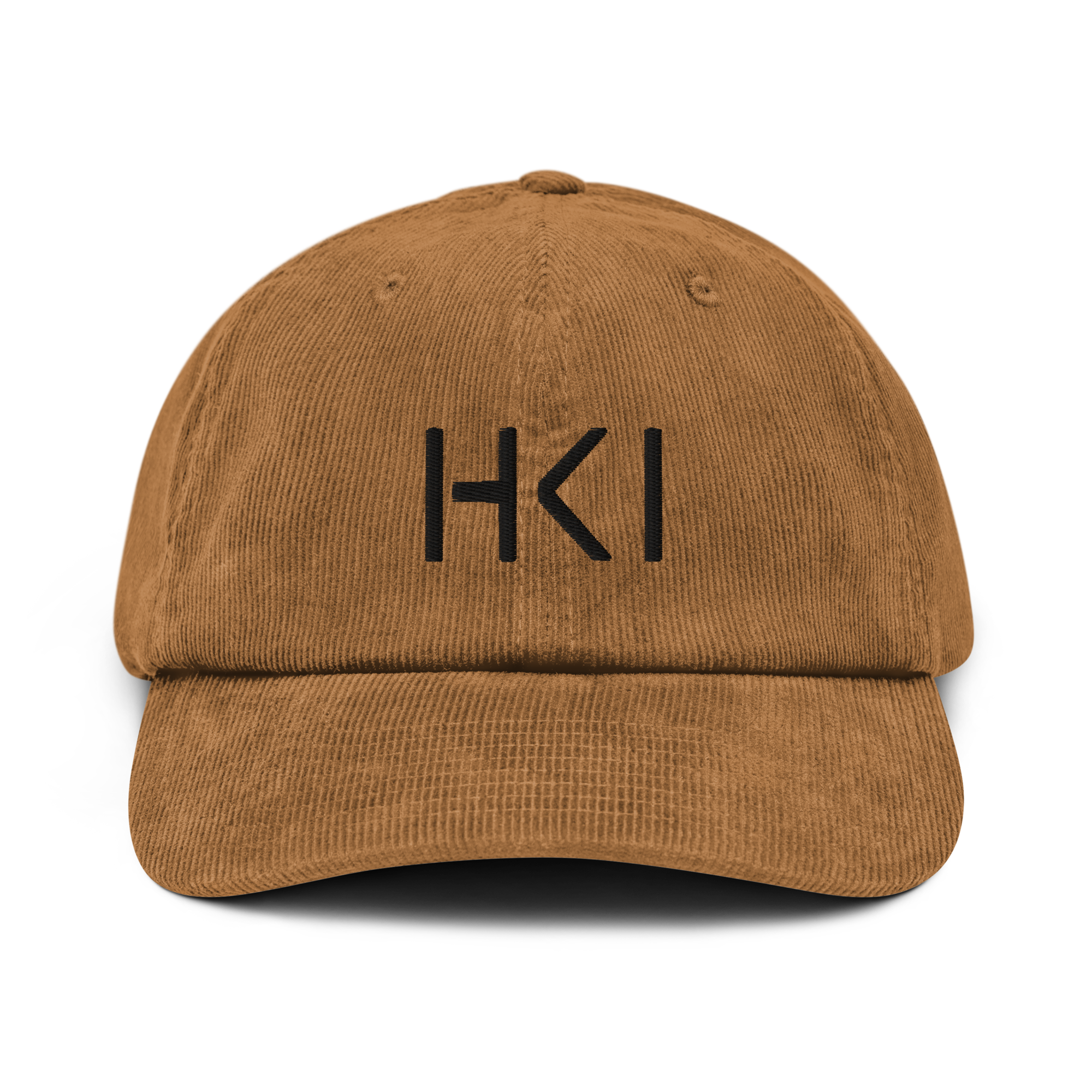HKI Corduroy Cap (Black Text)