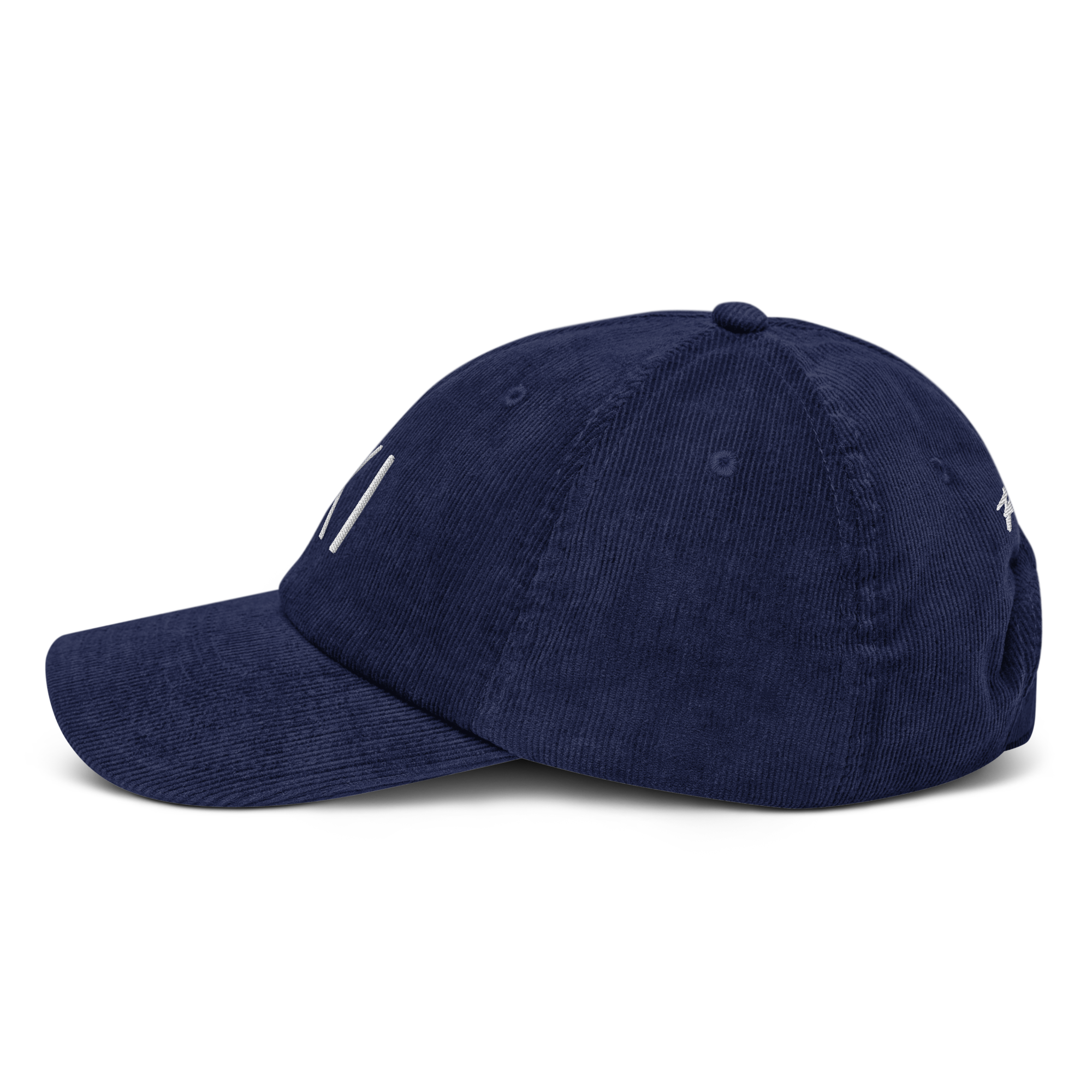 HKI Corduroy Cap (White Text)