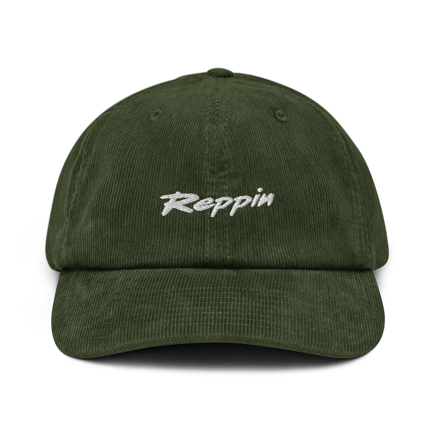 Dark Olive GRANI Corduroy Cap (Reppin Up Front), Kauniainen, Finland | Reppin® - Wear you're from, wherever you go.